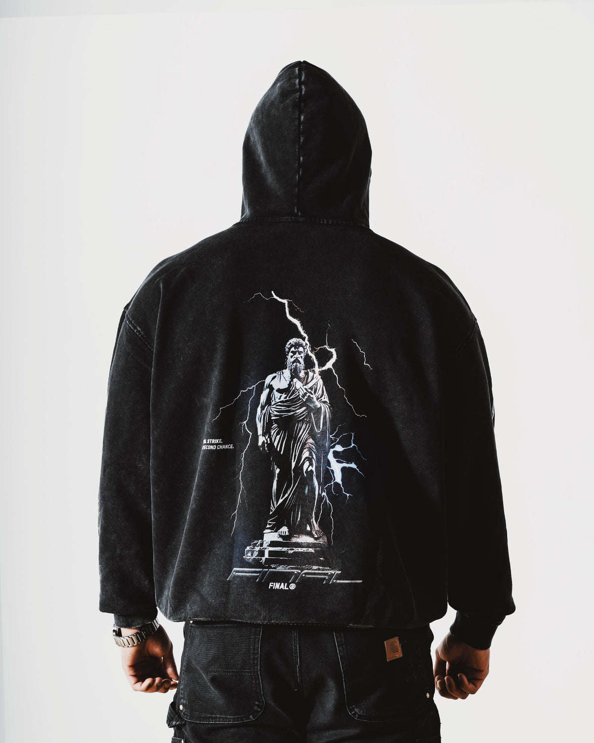Lightning Faded Hoodie