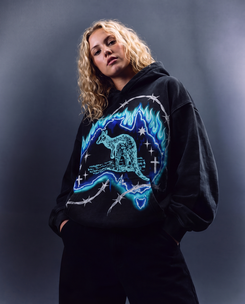 BLACK BLUE SOUL HOODIE