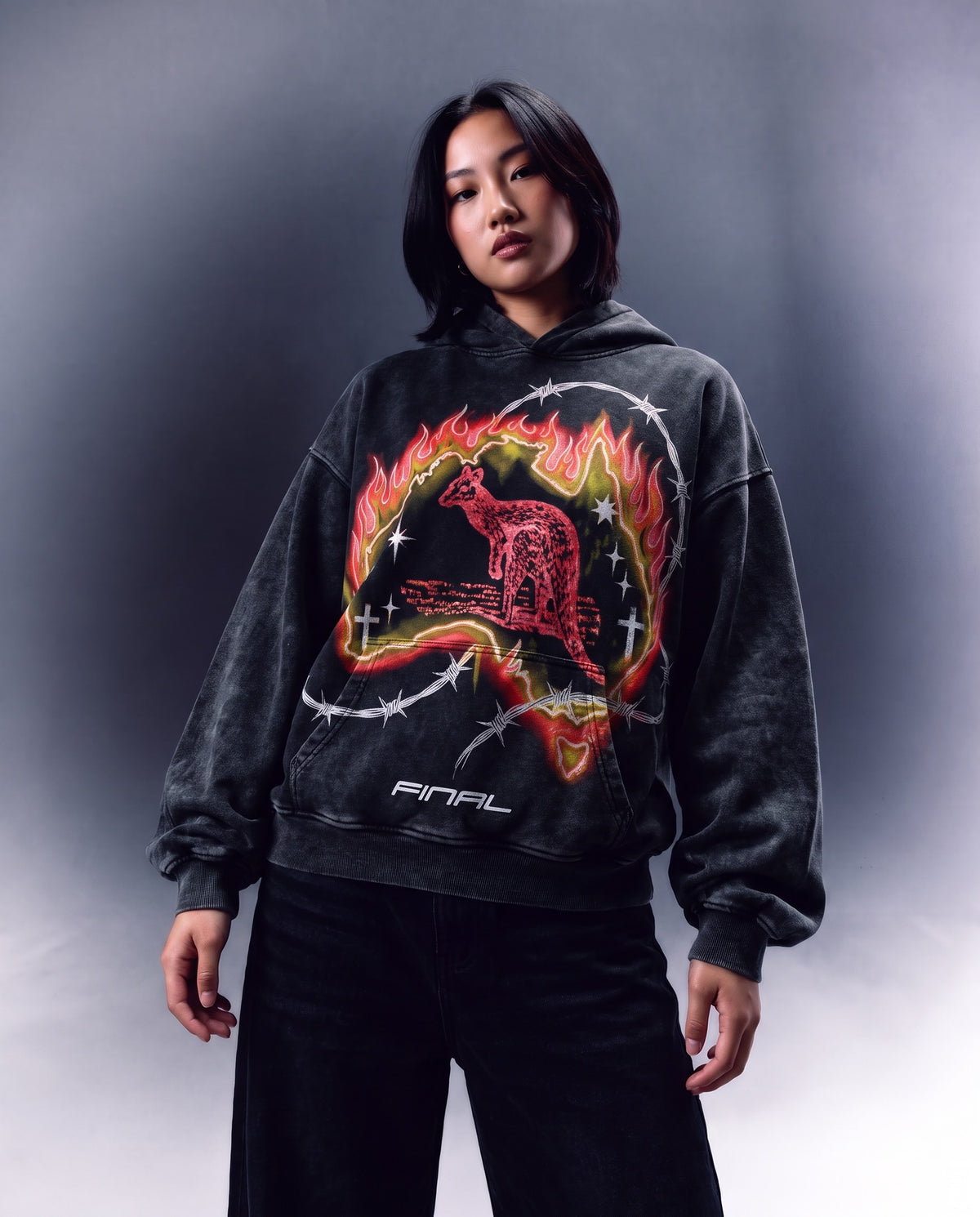 SOUL INVERTED RED HOODIE